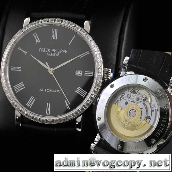 自動巻き スイスムーブメント  男性用腕時計 patek philippe philippe パテックフィリップ  メンズ腕時計